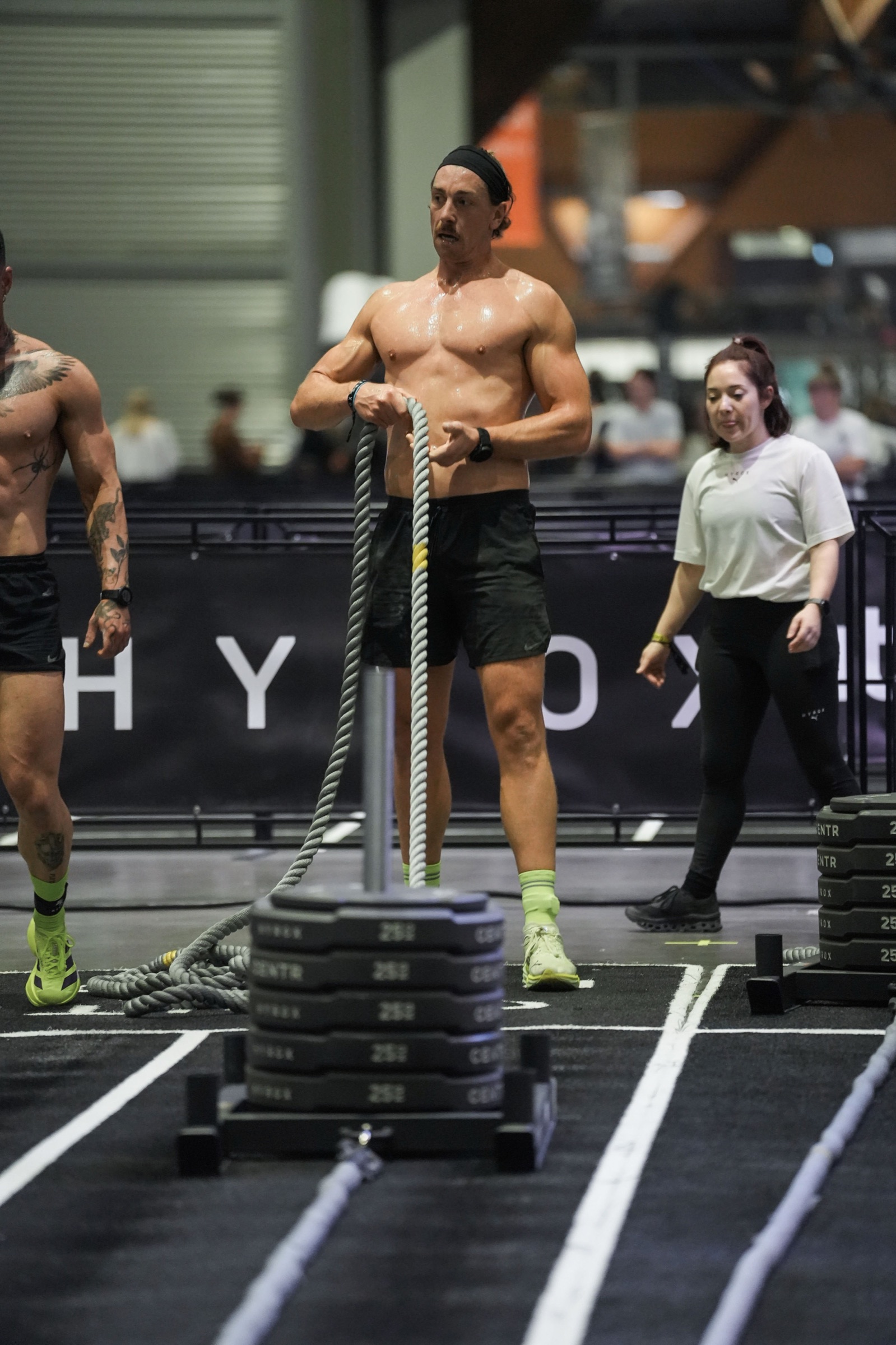 Peter Holst Jacobsen during a HYROX event